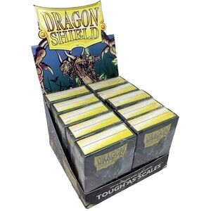 Dragon Shield Japanese Sz Eucalyptus Green Card Sleeves Case 10 Boxes Lehel NEW
